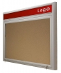 Gablota Ibiza z panelem na LOGO wewnętrzna korkowa/tekstylna/magnetyczna ( 8.1.11 ) 